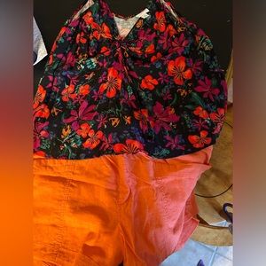 Womens Outfit xxl. A new day shorts and ava and viv top